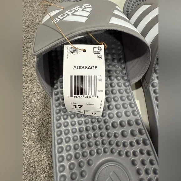 NWT-In Box Adidas Adissage Slides - Picture 5 of 8